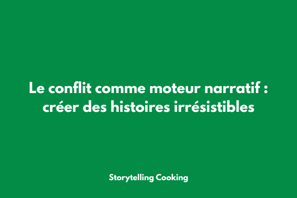 Deux personnages face à face dans une tension dramatique illustrant le conflit narratif en storytelling