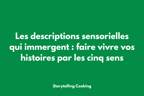 Représentation visuelle des cinq sens interconnectés créant une bulle d'immersion narrative autour d'un lecteur captivé